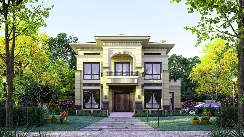 夹江中式合院住宅，开放庭院与邻里乡亲更亲近